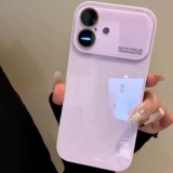 Apple, брендовый однотонный стеклянный совместимый мобильный телефон, защитный чехол, iPhone 16, iPhone15 Pro, объектив, простой и элегантный дизайн, iphone, 17promax, изысканный стиль