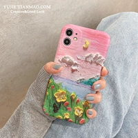 Личная креативная живопись маслом, подходящая для Huawei Mate30pro Mobile Phone Case P40por/P30 Ultra -Thin Liquid Mete Par