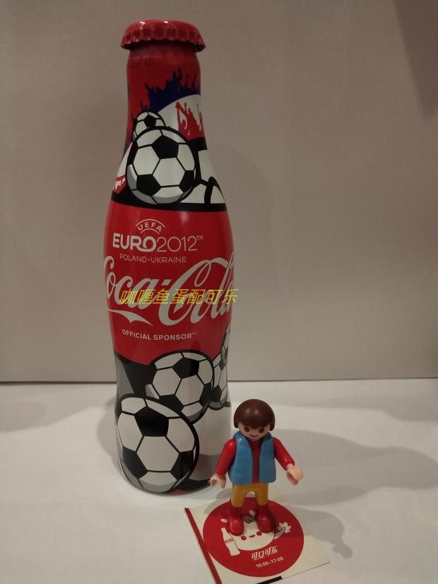 2012 French Coca-Cola Europe Cup Theme Commemorates aluminium Bottle