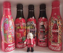 2017 French Coca-Cola quick snack aluminum bottle second generation full of water