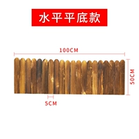 (Горизонтальная модель плоского дна). Толщина пластины 100 × 50 1,2 см