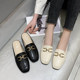 Baotou half slippers women's summer outer wear 2024 summer new style lazy Muller square toe flat shoes half support shoes