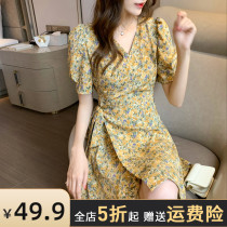 Gentle style maternity dress 2021 new hipster winter out fashion dress High sense French winter dress