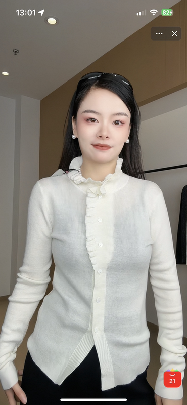 @Personal Collection Mysterious Big Brand [Mall Version] No Returns or Exchanges 30.7% Merino Wool Three-Color Knitted Sweater 04036