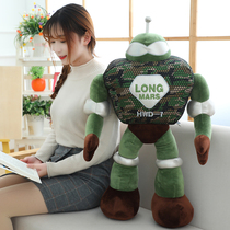 Cartoon space robot plush toy humanoid doll creative boy holding doll boyfriend birthday gift