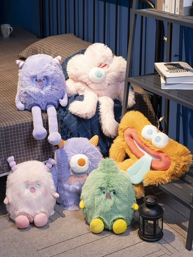 Милый монстр, плюшевая подушка, игрушка, кукла для сна, подарок на день рождения