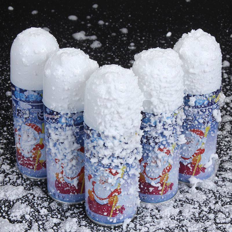 Wedding Supplies Artificial Emulation Floating Snowflake Foam Prop Wedding Party Opening Online Red Event Scene Spray Cans