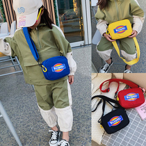 Boy bag bag tide slung handsome fashion boy shoulder cloth bag Korean version of outdoor travel girl small satchel