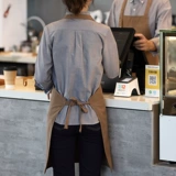 Водонепроницаемый фартук, кофейный круглосуточный магазин для работы, делается под заказ