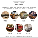 Водонепроницаемый фартук, кофейный круглосуточный магазин для работы, делается под заказ