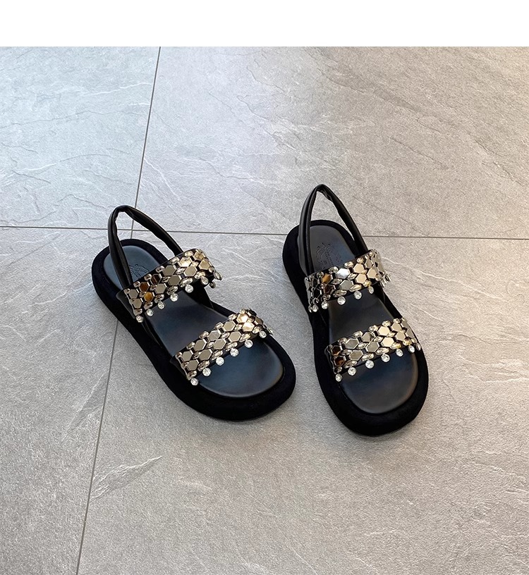 C9788 3310K GIÀY DÉP SANDAL NỮ RSKREGS GẮN ĐÁ MÙA HÈ ĐẾ CAO GIÀY DÉP NỮ G06 SẢN PHẨM MỚI