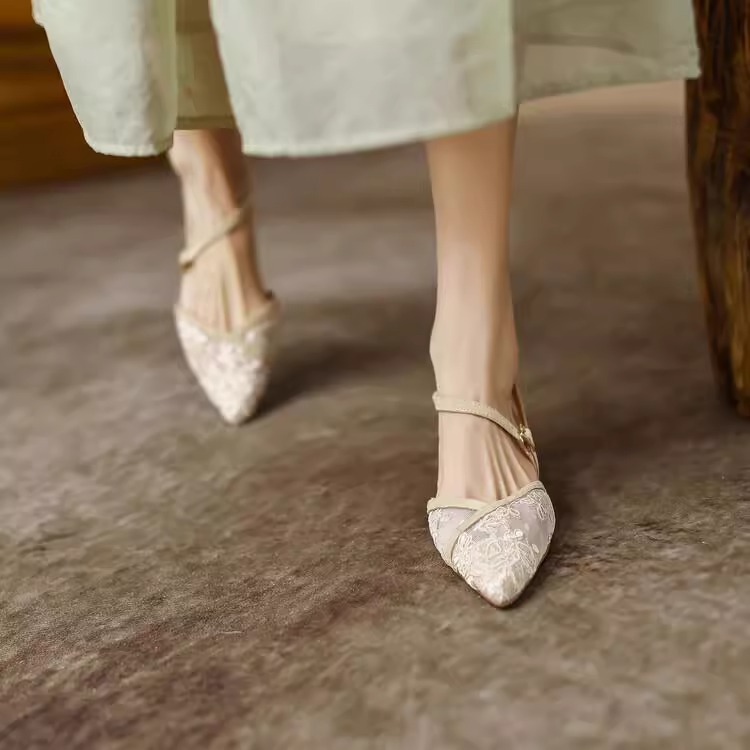 C9706 3310K GIÀY DÉP SANDAL NỮ RSKREGS MŨI NHỌN MÙA HÈ THOÁNG KHÍ GIÀY DÉP NỮ G06 SẢN PHẨM MỚI