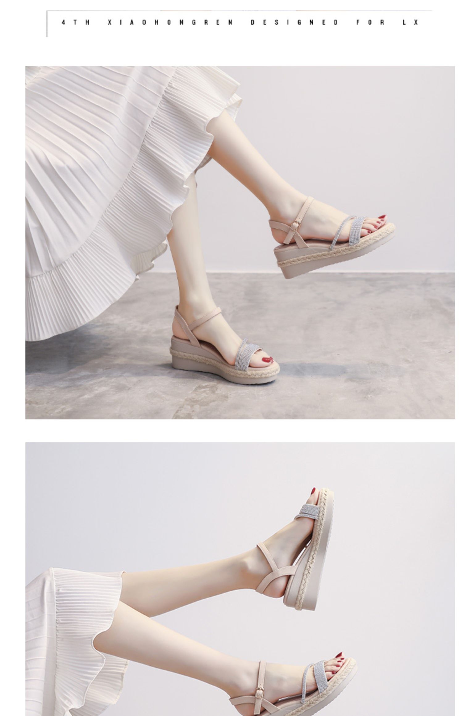 C9741 3130K GIÀY DÉP SANDAL NỮ RSKREGS MÙA HÈ PHONG CÁCH HÀN QUỐC ĐẾ XUỒNG ĐẾ CAO GIÀY DÉP NỮ DA BÒ G06 SẢN PHẨM MỚI