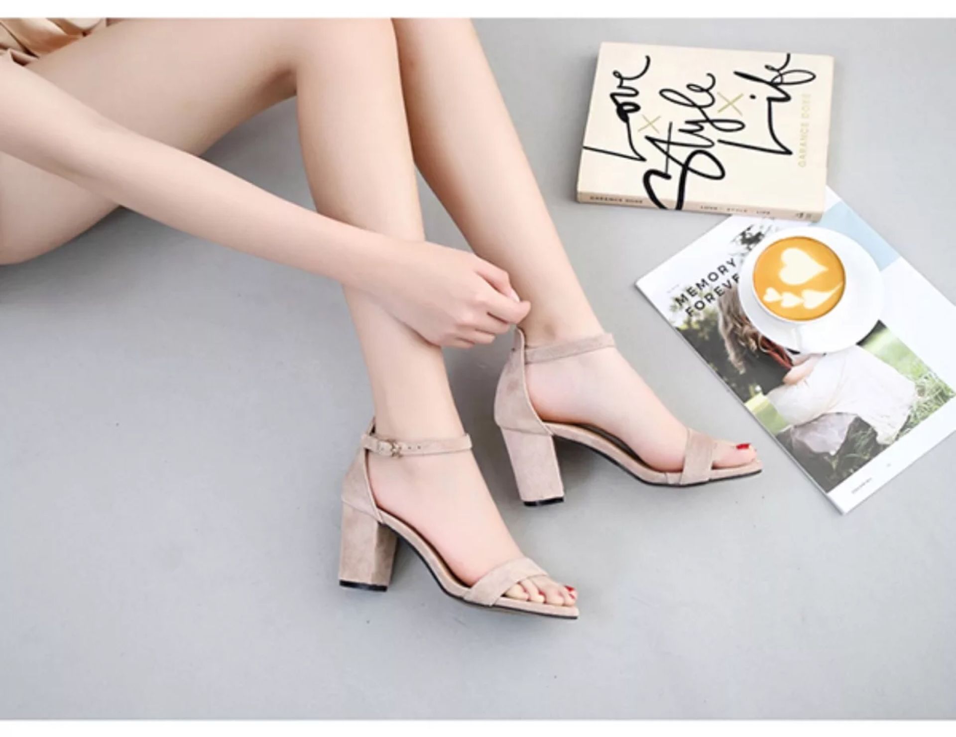 C9660 2940K GIÀY CAO GÓT NỮ RSKREGS GÓT NHỌN MÙA HÈ GIÀY DÉP NỮ DA BÒ G06 SẢN PHẨM MỚI