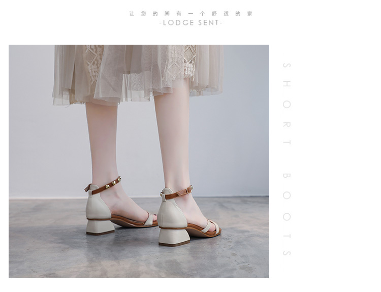 C9697 2660K GIÀY DÉP SANDAL NỮ RSKREGS GÓT VUÔNG MÙA HÈ PHONG CÁCH HÀN QUỐC GIÀY DÉP NỮ DA BÒ G06 SẢN PHẨM MỚI