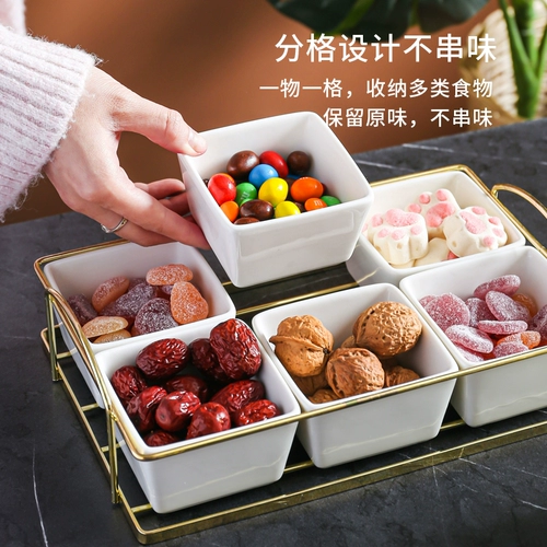 Фруктовая тарелка керамический божественное сухое фруктовое диск Современный гостиная закуски фруктовой диск.