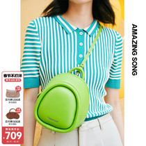 Amazing Song backpack female 2022 autumn and winter new fashion simple college student mini soft European backpack