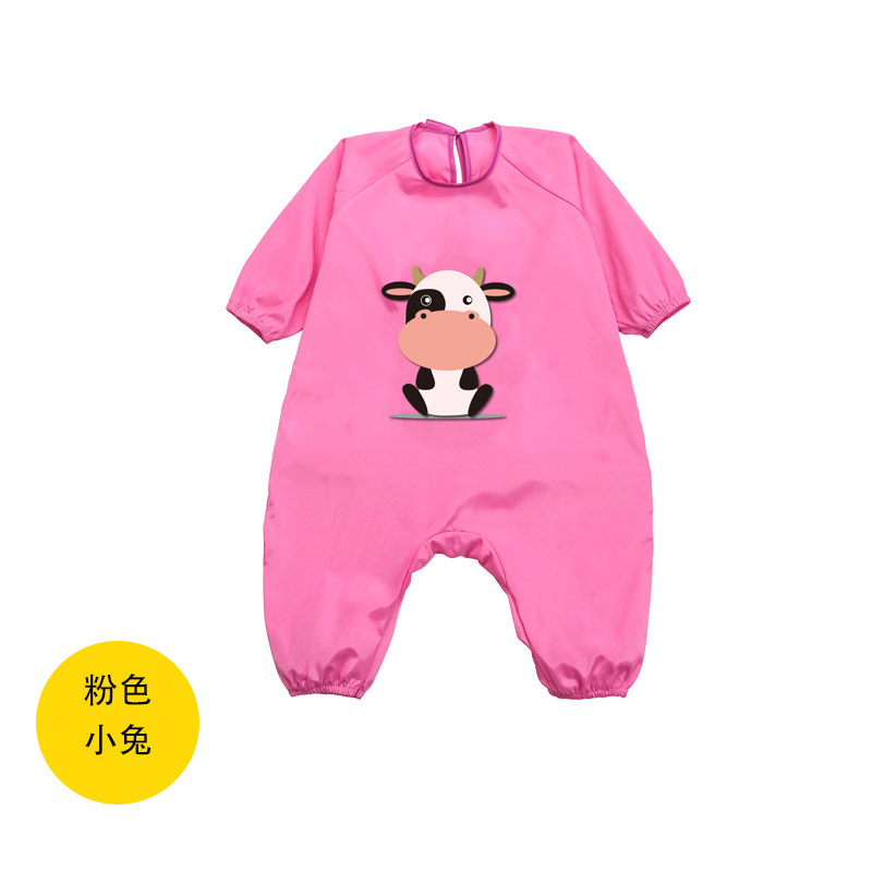 Baby Connection Clothes Autumn and Winter Closed Baby's All-body Dirty Cotton Clothes Closed to Eat and Draw Clothes