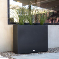 Nordic Iron Art Flower Slot Partition Ground Type Rectangular Flower Case Outdoor Floral Frame Metal Rustproof Flower Bed Potted Plant