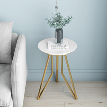 Extreme MerNordic minimalist iron marble edge a few sofa corner a few living-room gold small tea table creative small round table