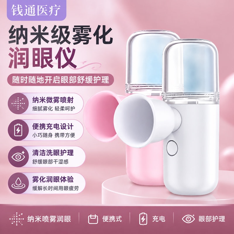 Nano Spray Eye Moisturizer for Dry Eyes, Portable Rechargeable Cleaning Eye Wash to Relieve Visual Fatigue, Dry Eye Mist Device Nano Spray Eye Moisturizer for Dry Eyes, Portable Rechargeable Cleaning Eye Wash to Relieve Visual Fatigue, Dry Eye Mist Device