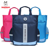 Babu bean tote bag for primary school students tutoring bag portable waterproof childrens tutoring book bag Girl art bag hand bag