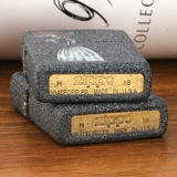 Оригинальная подлинная пара пожарной машины Zhibao Zippo керосина вышла замуж за любовь к машинному скелету, чтобы жениться