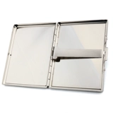 Японский оригинальный высококлассный ультратонкий модный красный портсигар, из натуральной кожи