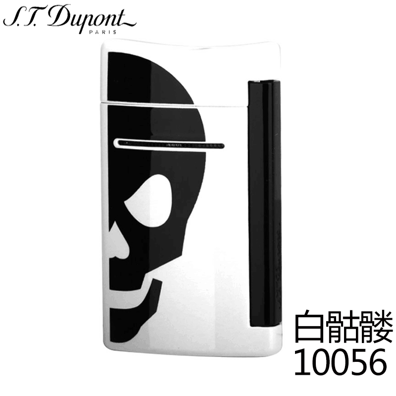 France all Pence S T Dupont electronic windproof lighter Minijet skulls skull head painted face 10056