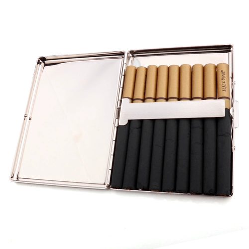 Японский оригинальный высококлассный ультратонкий модный красный портсигар, из натуральной кожи