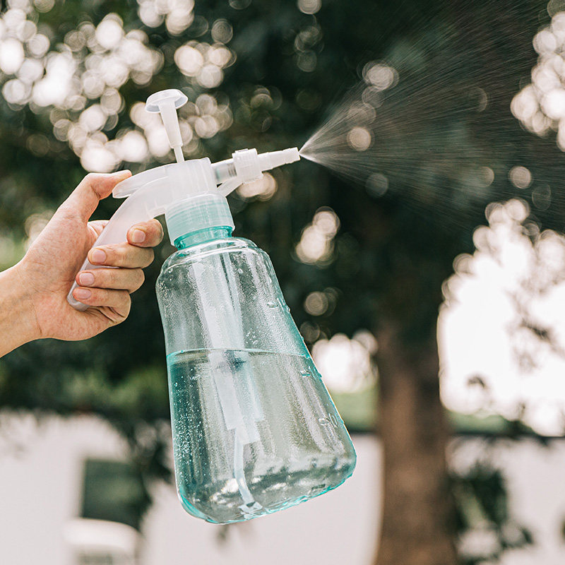 1 5L frosted transparent alcohol disinfection spray pot Small nebulizer atomization watering pot watering Flowers Thever Spray Bottle