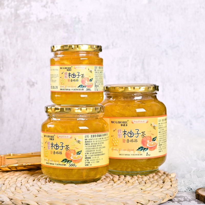 韩国原装进口蜂蜜柚子茶300g-秒客网