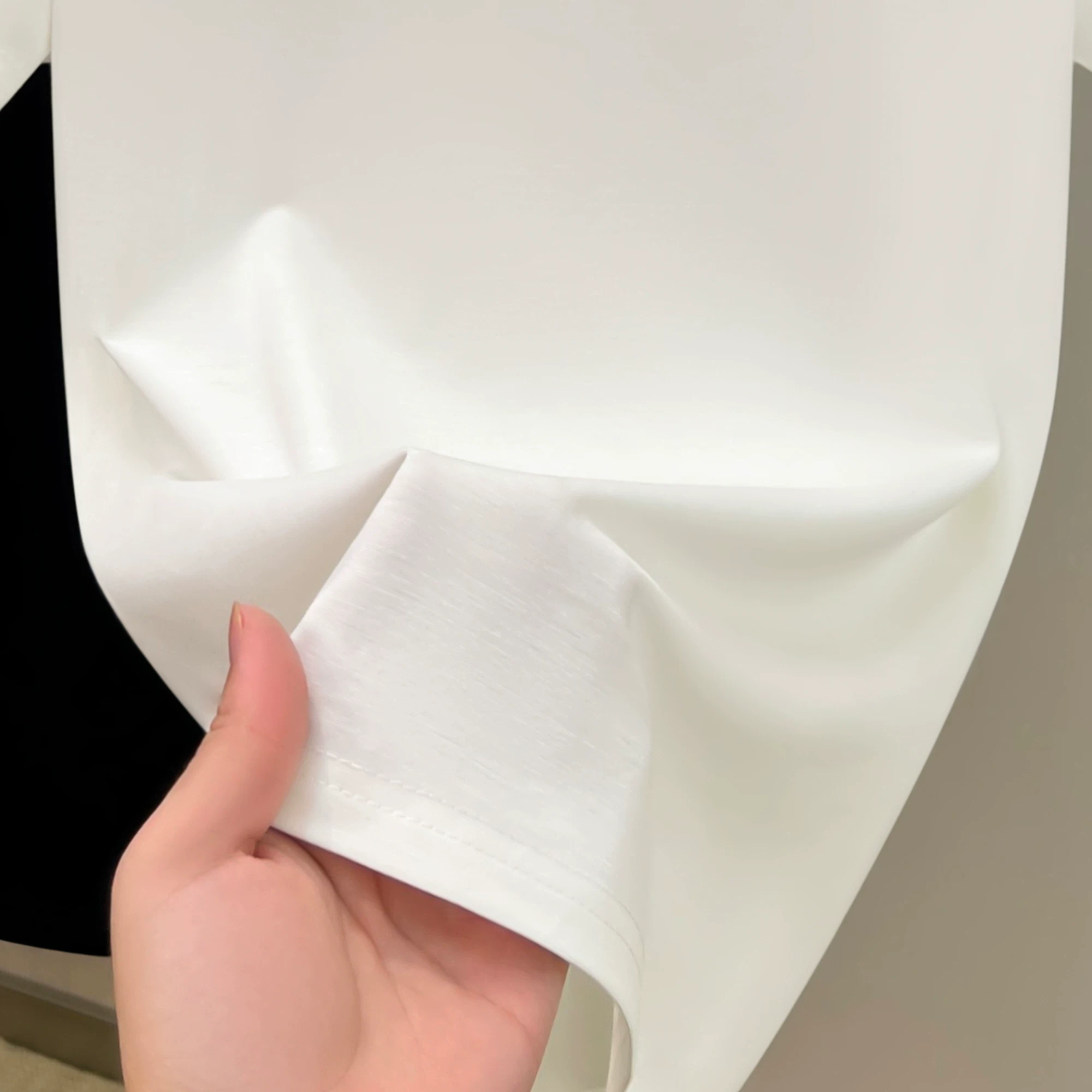 Летняя эластичная футболка с коротким рукавом, с коротким рукавом, slim fit