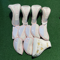 Golf golf club set Shuiyinzhihua club cover single wood club cover putter cover for women