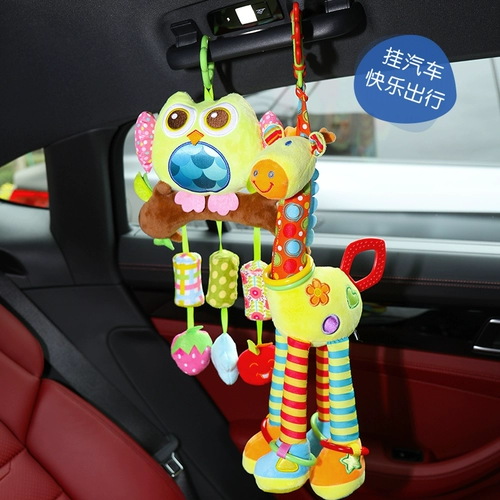 Коляска для новорожденных, мобиль на коляску, детская погремушка для кровати, музыкальное успокаивающее кресло, игрушка