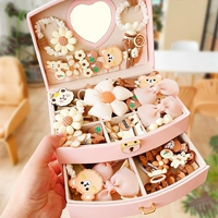 [Набор аксессуаров принцессы из 134 предметов] Цвет молочного кофе