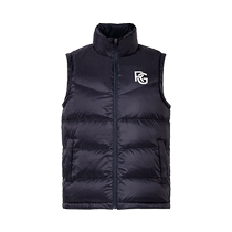 Roland Garros French Open Down Vest Mens Winter 2023 New Mens Stand Collar Sports Jacket Vest White Duck Down