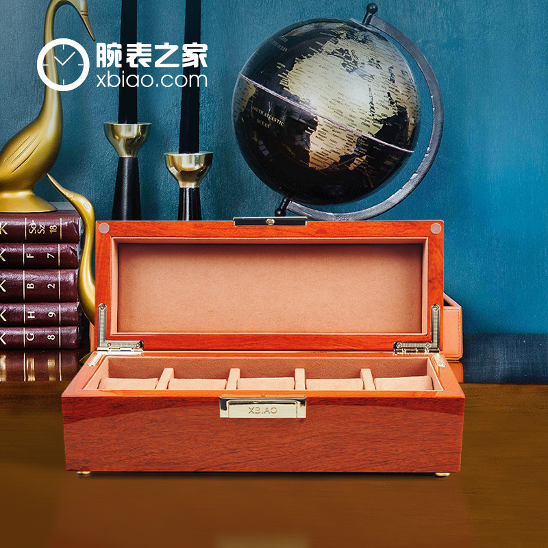 Rosewood Solid Wood Watch Box Storage Case for Mechanical Watches, Simple New Style for Home Use, Watch Home Xbiao Rosewood Solid Wood Watch Box Storage Case for Mechanical Watches, Simple New Style for Home Use, Watch Home Xbiao