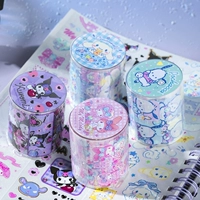 Sanrio, водонепроницаемая мультяшная наклейка, бумажная лента, Cinnamoroll, материал, планировщик, принт