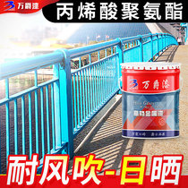 Wanjue acrylic polyurethane topcoat Machine tool equipment renovation Outdoor railing metal anti-corrosion anti-rust paint