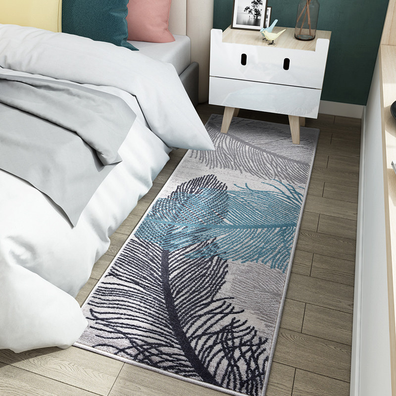 Dongsheng Nordic ins net red bedroom bedside carpet simple modern room entry door floor mat chair pad foot pad