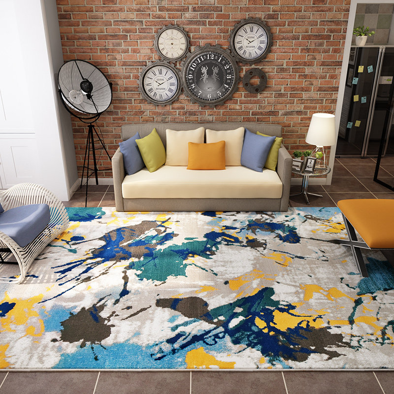 Donglite in Industrial Fengsheng Carpet Living Room Tea Lightly Luxurious Nordic Modern Simple Bedroom Household Free Wash-Free