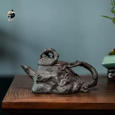 (Sold out)Xu Men Purple Sand Master Xu Daming Purple Sand Pot Flower Tray Pine Pot Inquiry