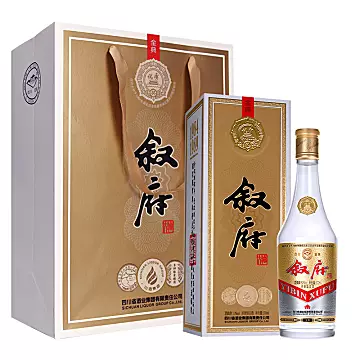 纯粮食白酒叙府金典6瓶箱装