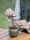 南山先生探索者纯钛快客杯一壶三杯便携式旅行茶具套装户外泡茶器