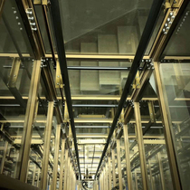 Custom villa elevator aluminum alloy shaft Sightseeing shaft Design and installation of home elevator shaft