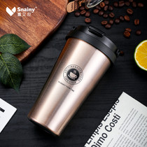 304 stainless steel coffee thermos convenient handy cup Simple ins cup Water cup with lid Car cup Mug