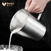 Measuring cup with scale thickened 304 stainless steel large capacity Metrocup Home Kitchen Baking Volume Water Cup Scale Cup