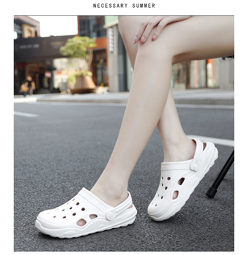 Medical slippers for men and women, non-slip, operating room, department, laboratory, ICU doctor and nurse work shoes, white clogs