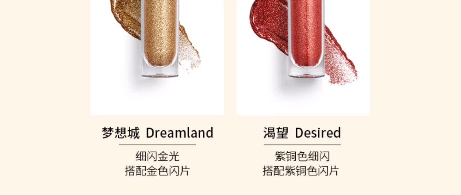 Makeup Revolution dạng bóng mắt long lanh lớn flash phân cực ánh sáng flash trang điểm cao bóng mắt ngọc trai lỏng - Bóng mắt phấn mắt kim tuyến